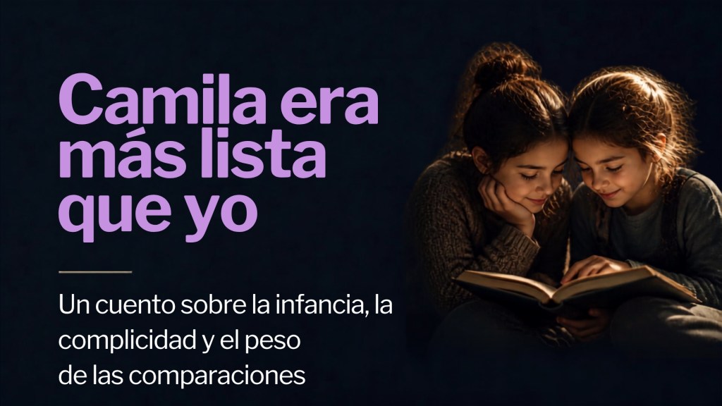 Camila, mi hermana,  más lista que&nbsp;yo